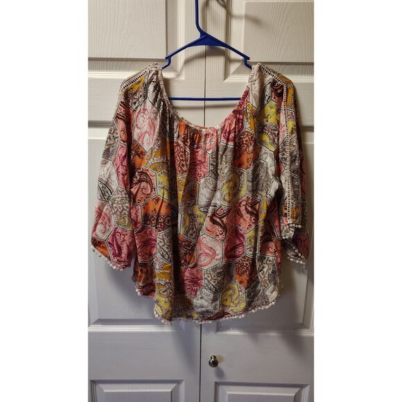 Fever Medium Paisley Blouse‎ - Picture 2 of 6